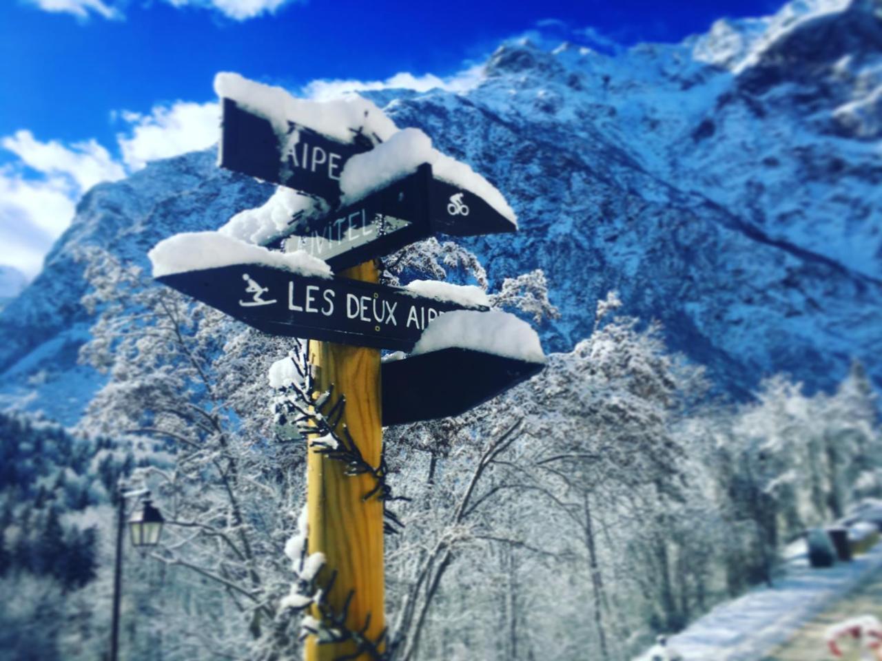 Hotel Au Bon Accueil Les Deux Alpes Eksteriør billede