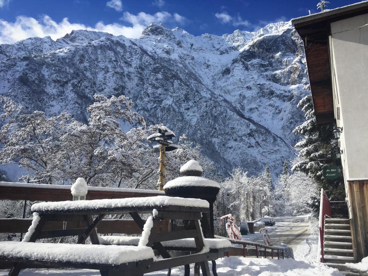 Hotel Au Bon Accueil Les Deux Alpes Eksteriør billede